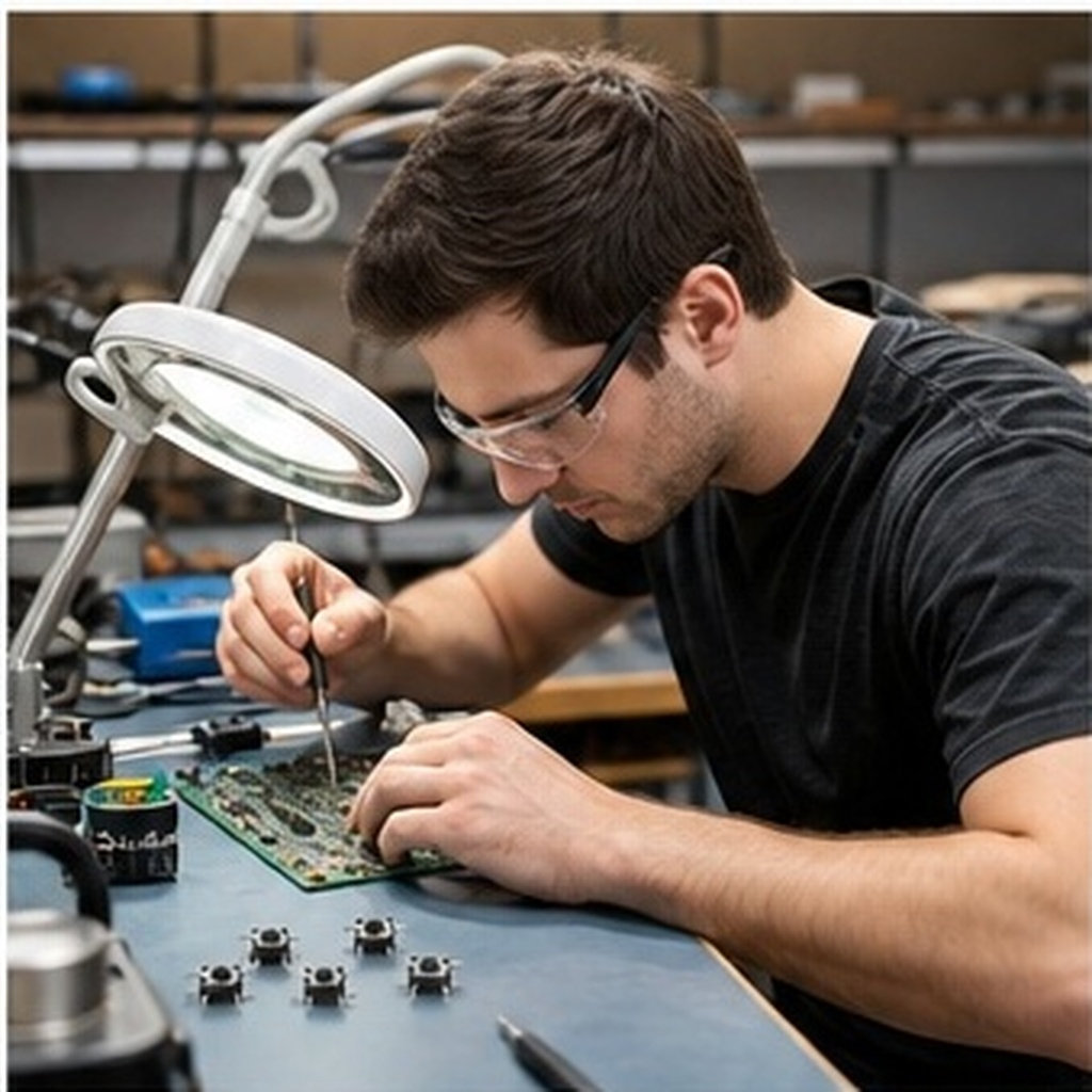 Electronics Repair In Usa - Kit de 100 botões de pressão